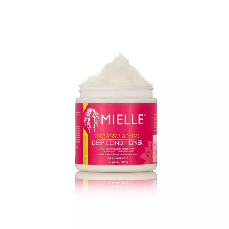 MIELLE ORGANICS - BABASSU OIL MINT DEEP CONDITIONER - 8 OZ - MeStore - Mielle Organics