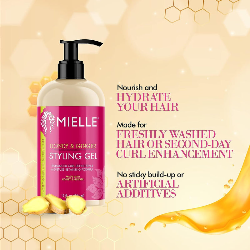 MIELLE ORGANICS - HONEY & GINGER STYLING GEL - 13 OZ - MeStore - Mielle Organics