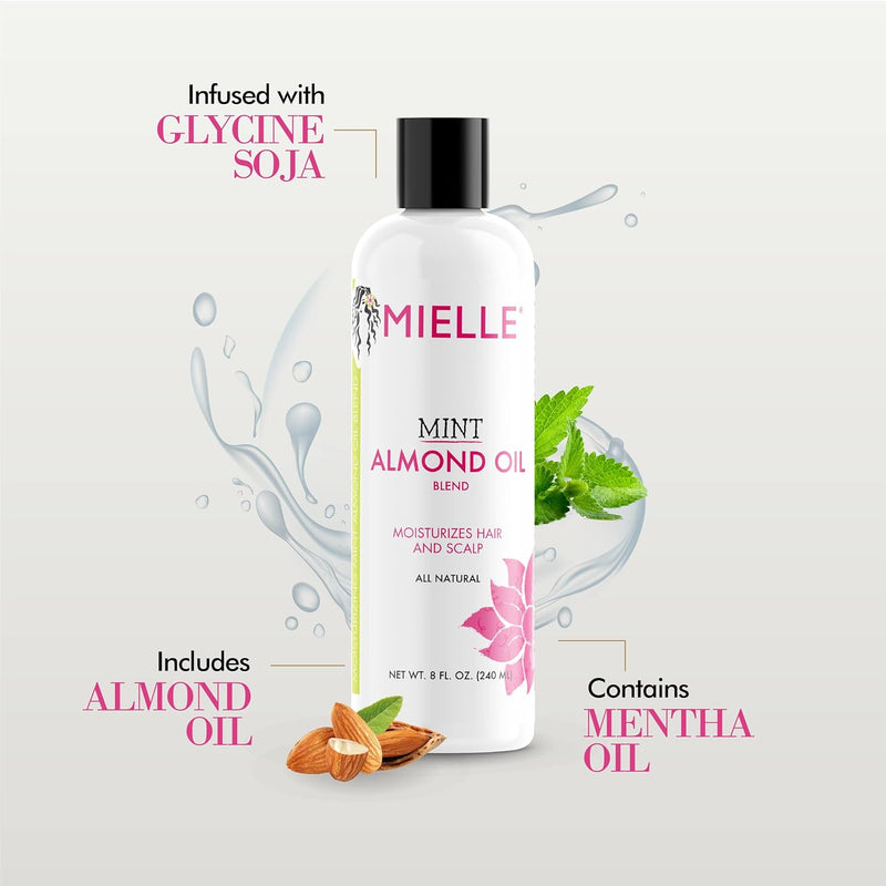 MIELLE ORGANICS - MINT ALMOND OIL - 8 OZ - MeStore - Mielle Organics