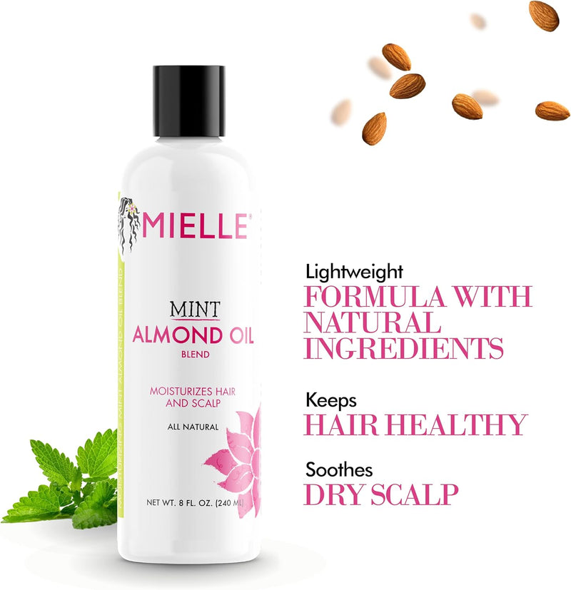 MIELLE ORGANICS - MINT ALMOND OIL - 8 OZ - MeStore - Mielle Organics