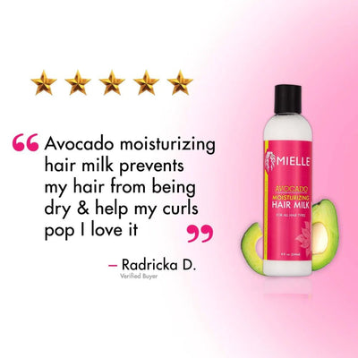 MIELLE ORGANICS - MOISTURIZING AVOCADO HAIR MILK - 8 OZ - MeStore - Mielle Organics