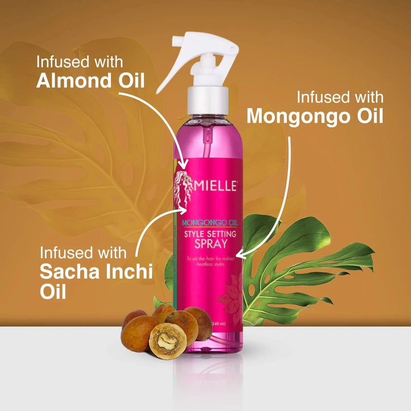 MIELLE ORGANICS - MONGONGO OIL STYLE SETTING SPRAY - 8 OZ - MeStore - Mielle Organics