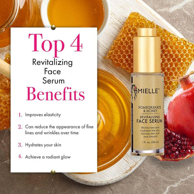 MIELLE ORGANICS - POMEGRANATE AND HONEY REVITALIZING FACE SERUM - 1 OZ - MeStore - Mielle Organics