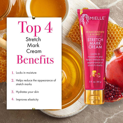 MIELLE ORGANICS - POMEGRANATE AND HONEY STRETCHMARK CREAM - 3 OZ - MeStore - Mielle Organics