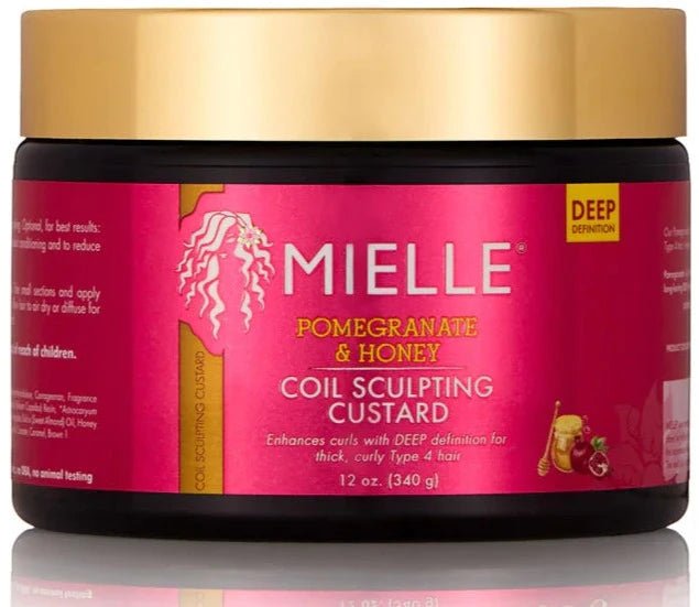 MIELLE ORGANICS - POMEGRANATE & HONEY COIL SCULPTING CUSTARD - 12 OZ - MeStore - Mielle Organics