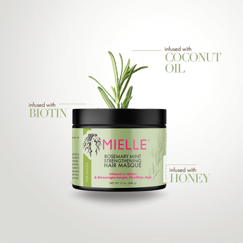 MIELLE ORGANICS - ROSE MINT HAIR MASQ - 12 OZ - MeStore - Mielle Organics