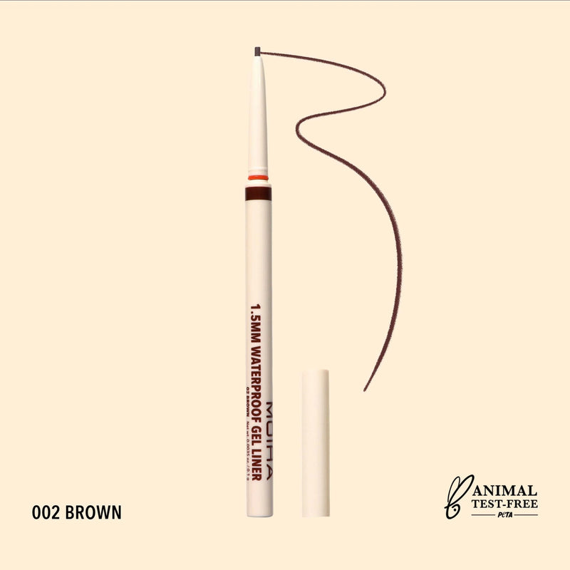 Moira - 1.5MM Waterproof Gel Liner (002, Brown) - MeStore - Moira Beauty