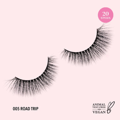 Moira 3D Effect Bionic Vegan Faux Mink Lashes (005, Road Trip) - LASHBV05 - MeStore - Moira Beauty