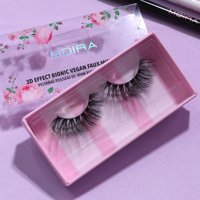 Moira 3D Effect Bionic Vegan Faux Mink Lashes (011, Bestie) - MeStore - Moira Beauty