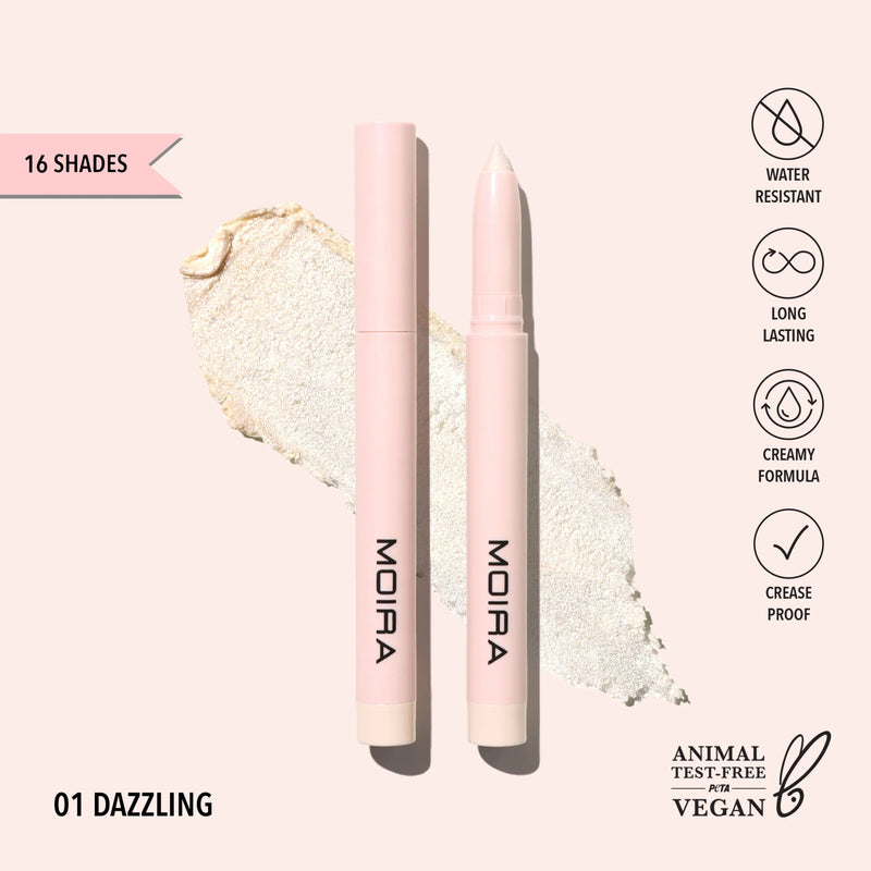 Moira - At Glance Stick Shadow (001, Dazzling) - MeStore - Moira Beauty