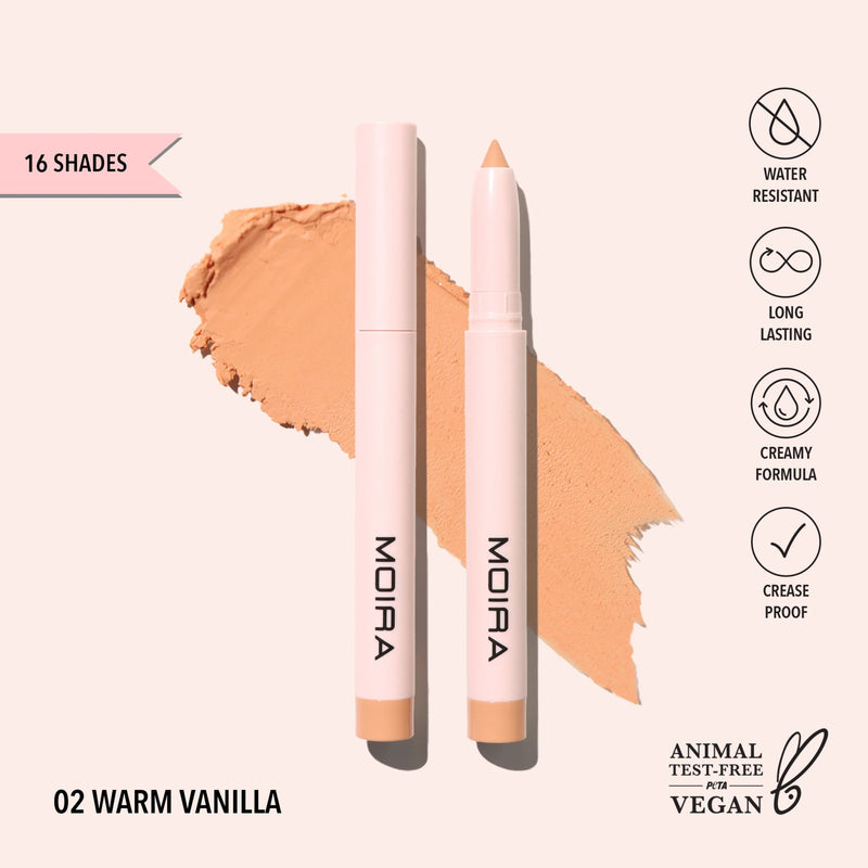 Moira - At Glance Stick Shadow (002, Warm Vanilla) - MeStore - Moira Beauty