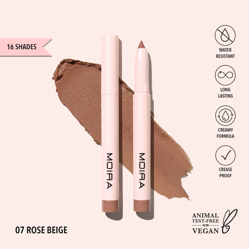 Moira - At Glance Stick Shadow (007, Rose Beige) - MeStore - Moira Beauty