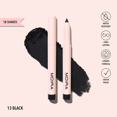 Moira - At Glance Stick Shadow (013, Black) - MeStore - Moira Beauty