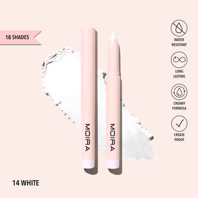 Moira - At Glance Stick Shadow (014, White) - MeStore - Moira Beauty