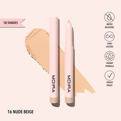 Moira - At Glance Stick Shadow (016, Nude Beige) - MeStore - Moira Beauty