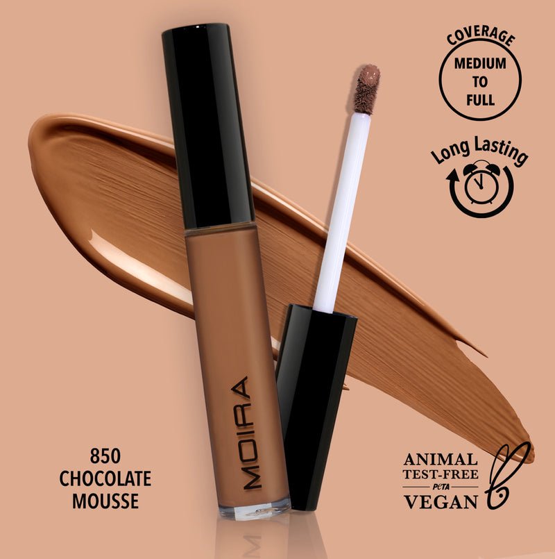 Moira Beauty lavish Creamy Concealer (850, Chocolate Mousse) Lcc850 - MeStore - Moira Beauty