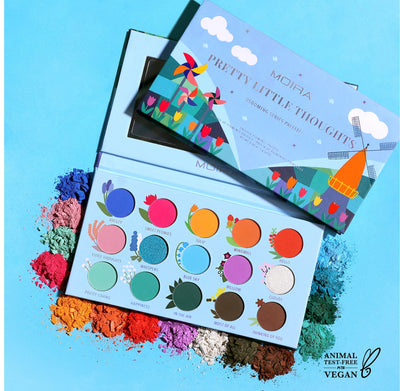 Moira Bpp002 - Moira Pretty Little Thoughts Palette 15 Sprint Colors Eyeshadow Palette - MeStore - Moira Beauty