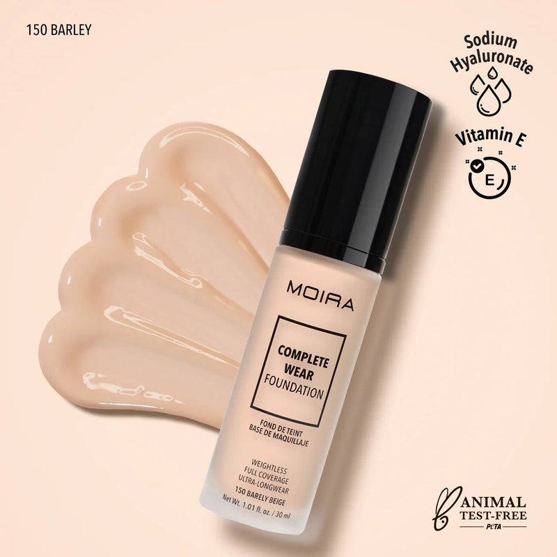 Moira - Complete Wear™ Foundation (150, Barely Beige) - MeStore - Moira Beauty