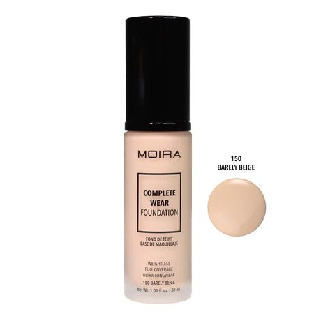 Moira - Complete Wear™ Foundation (150, Barely Beige) - MeStore - Moira Beauty