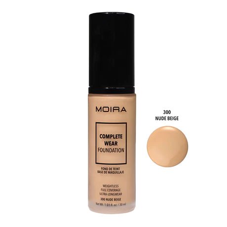 Moira - Complete Wear™ Foundation (300, Nude Beige) - MeStore - Moira Beauty