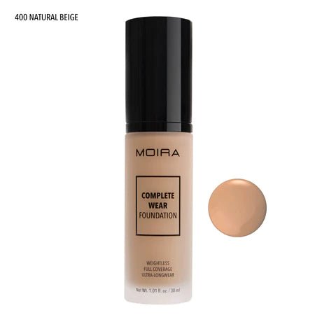 Moira - Complete Wear Foundation (400, Natural Beige) - MeStore - Moira Beauty