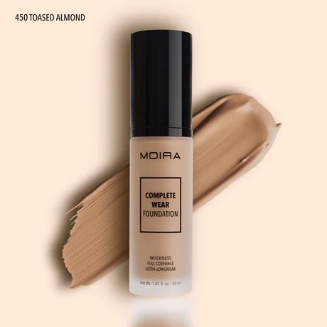 Moira - Complete Wear Foundation (450, Toasted Almond) - MeStore - Moira Beauty