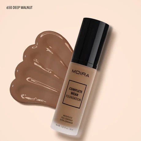 Moira - Complete Wear™ Foundation (650, Deep Walnut) - MeStore - Moira Beauty