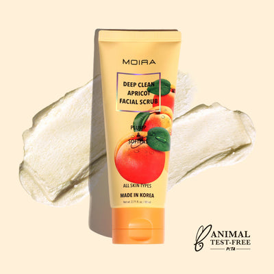 Moira - Deep Clean Apricot Facial Scrub - MeStore - Moira Beauty