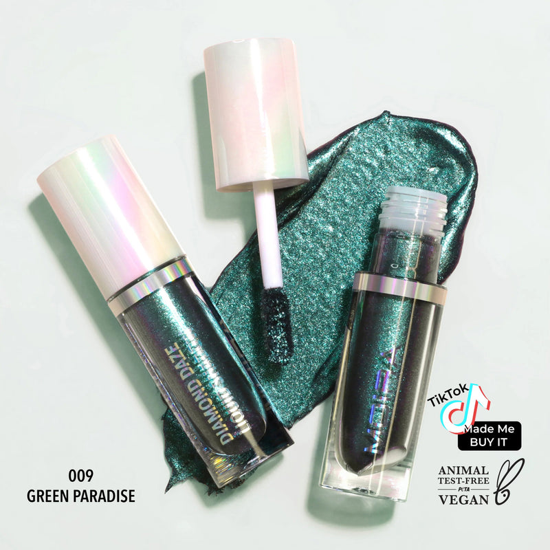 Moira Diamond Daze Liquid Shadow (009, Green Paradise) - MeStore - Moira Beauty