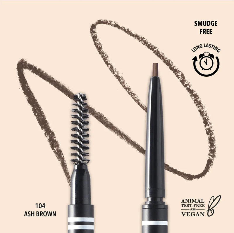 Moira Fine Brow Pencil ( 104, Ash Brown ) - MeStore - Moira Beauty