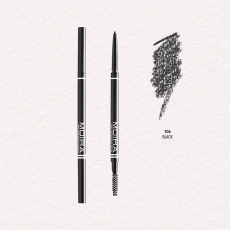 Moira Fine Brow Pencil ( 106, Black ) - MeStore - Moira Beauty