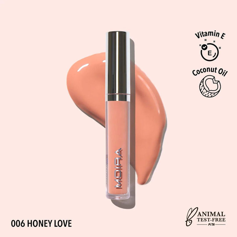 Moira Gloss Affair 006 Honey Love - MeStore - Moira Beauty