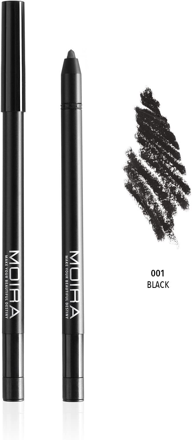 Moira Gpl001 - Gel Pencil Liner 001, Black - MeStore - Moira Beauty