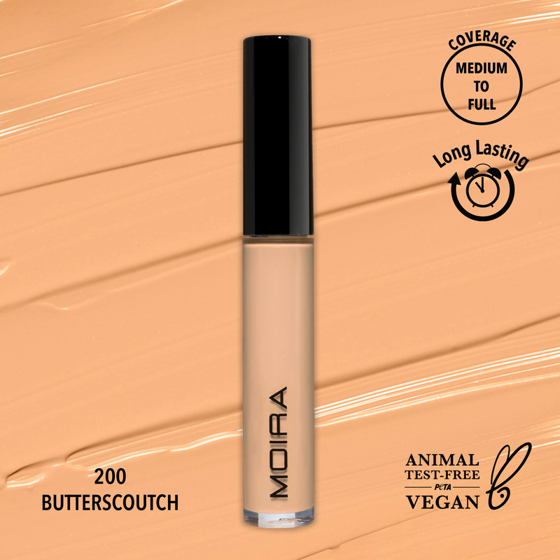 Moira Lavish Creamy Concealer (200, Butterscotch) - MeStore - Moira Beauty