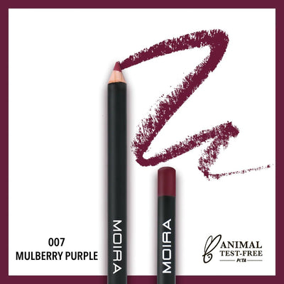 Moira Lip Exposure Pencil (007, Mulberry Purple) - MeStore - Moira Beauty