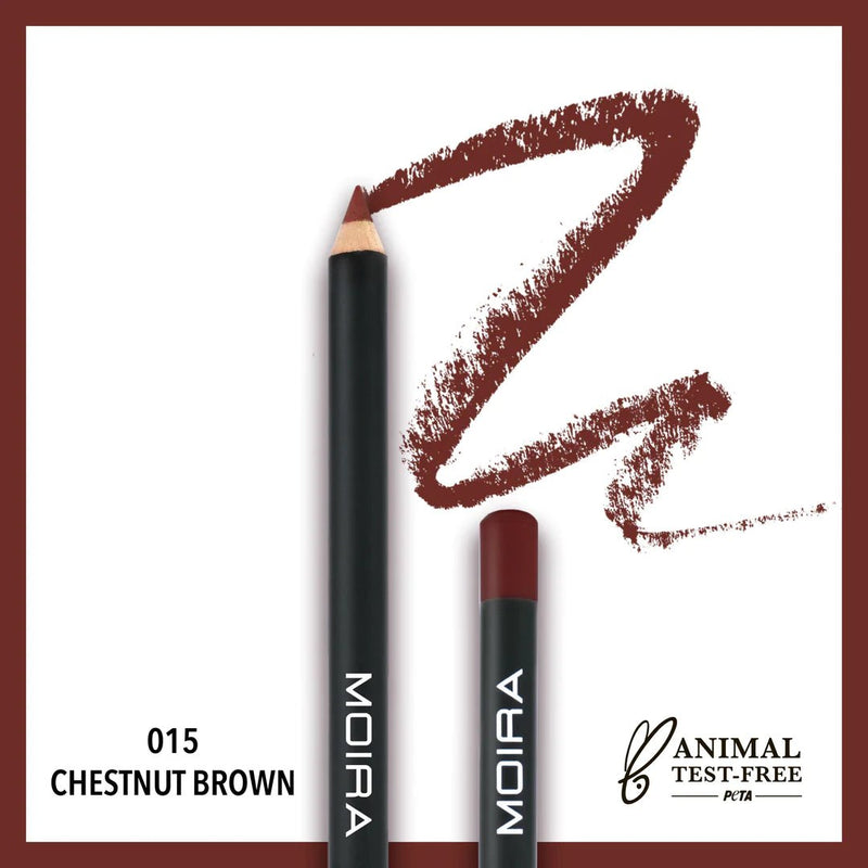 Moira Lip Exposure Pencil (015, Chesnut Brown) - MeStore - Moira Beauty