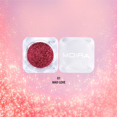 Moira Loose Control Glitter (001, Mad Love) - MeStore - Moira Beauty