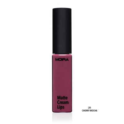 Moira Matte Cream Lips (020, Cherry Mocha) - MeStore - Moira Beauty