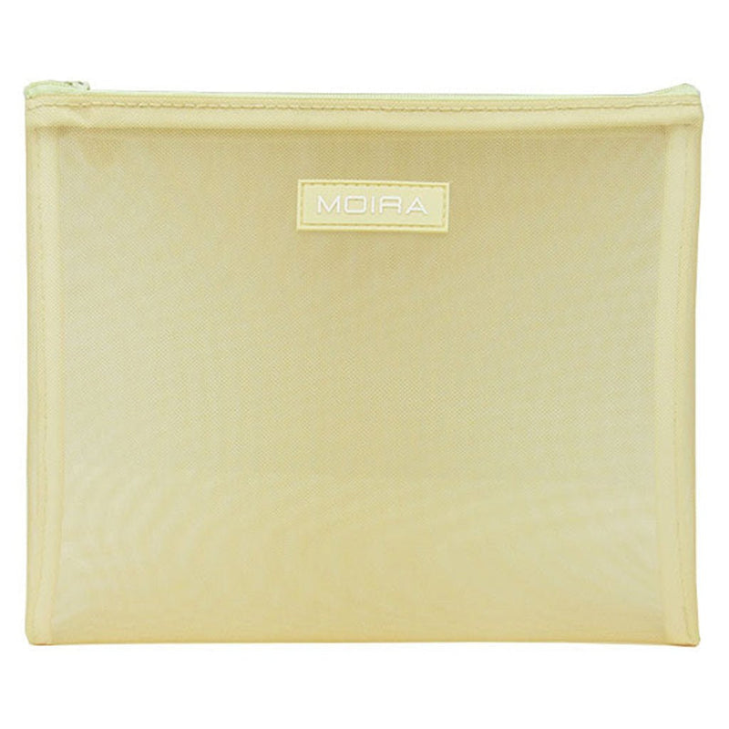 Moira Mesh Makeup Pouch Large (yellow) - MeStore - Moira Beauty