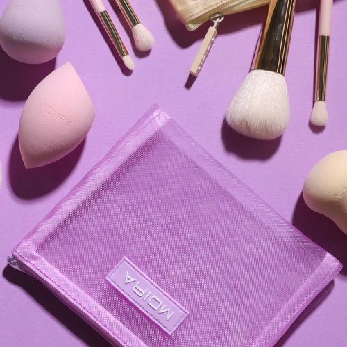 Moira Mesh Makeup Pouch Small (Lavender) - MeStore - Moira Beauty