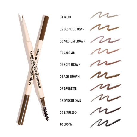 Moira - Precision Brow Pencil (001, Taupe) 1.5mm - MeStore - Moira Beauty