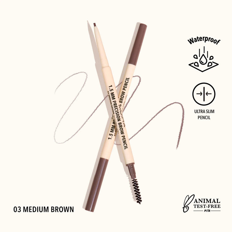 Moira - Precision Brow Pencil (003, Medium Brown) 1.5mm - MeStore - Moira Beauty