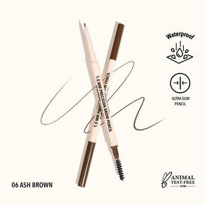 Moira - Precision Brow Pencil (006, Ash Brown) 1.5mm - MeStore - Moira Beauty