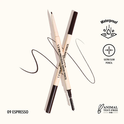 Moira - Precision Brow Pencil (009, Espresso) 1.5mm - MeStore - Moira Beauty