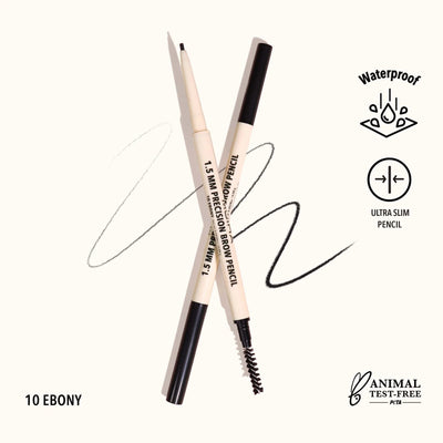 Moira - Precision Brow Pencil (010, Ebony) 1.5mm - MeStore - Moira Beauty