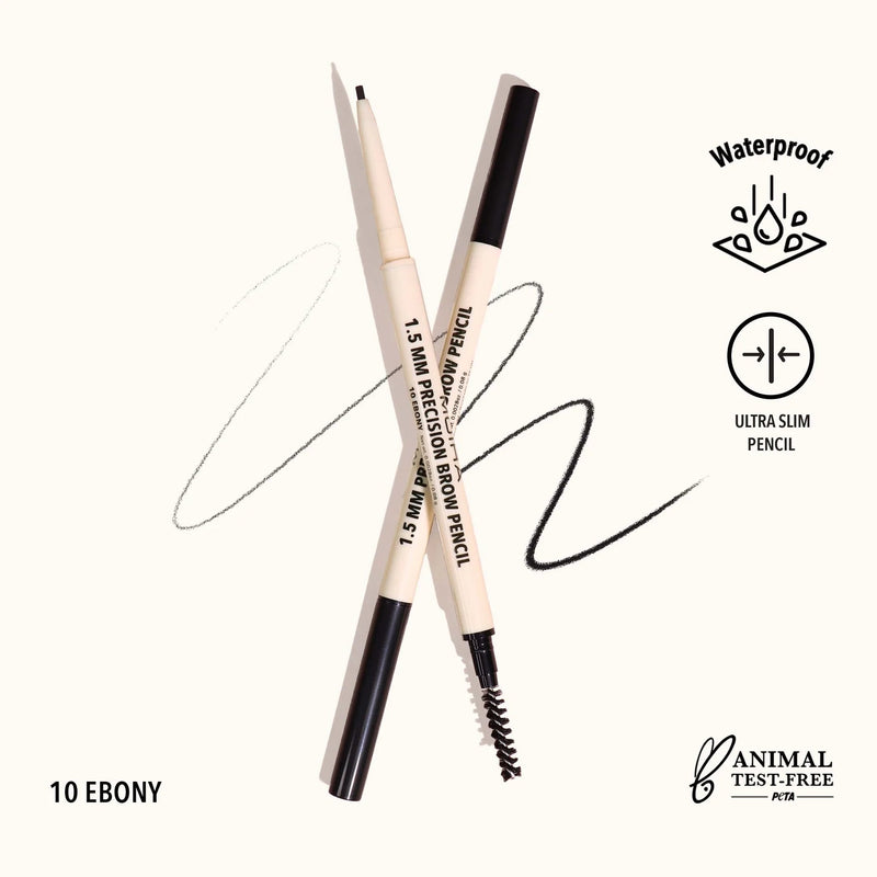 Moira - Precision Brow Pencil (010, Ebony) 1.5mm - MeStore - Moira Beauty