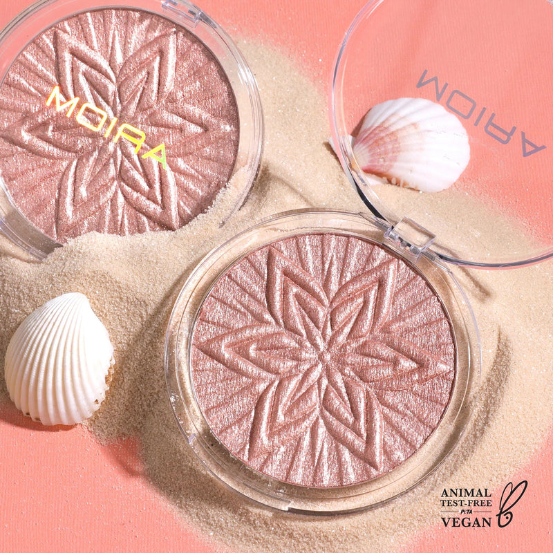 Moira - Sun Glow Face & Body Highlighter (002, Rose Petals) - MeStore - Moira Beauty