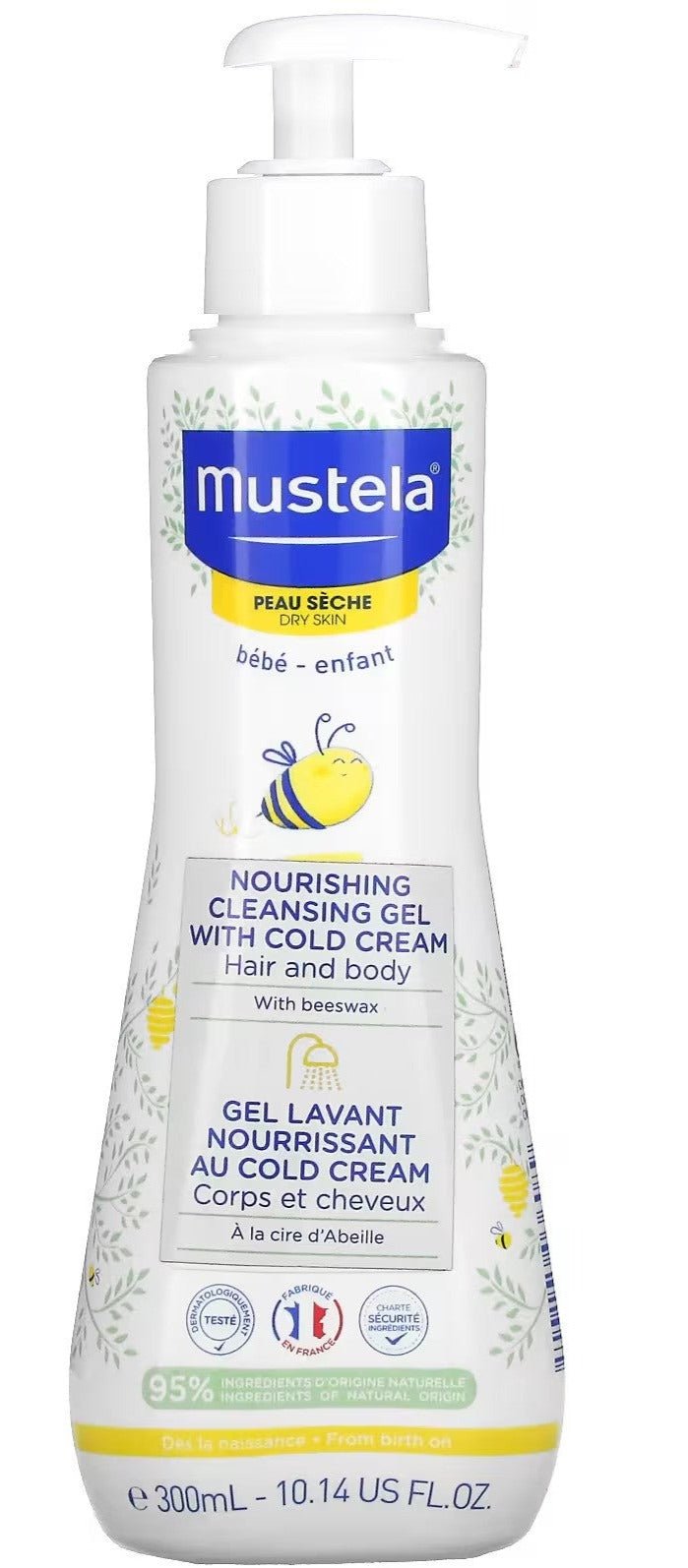 MUSTELA GEL LAVANT NOURRISSANT AU CC 300ML - MeStore - MUSTELA