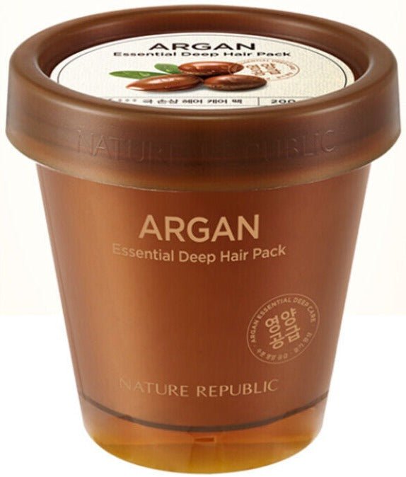 Nature Republic Argan Essential Deep Care Hair Pack 200ml - MeStore - Nature Republic