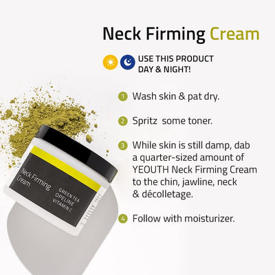 Neck Firming Cream With Green Tea,argireline, Vitamin C, 2oz - MeStore - Yeouth